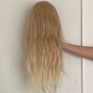 Beautiful Remy 100% Human Hair Bangs Blonde Wig